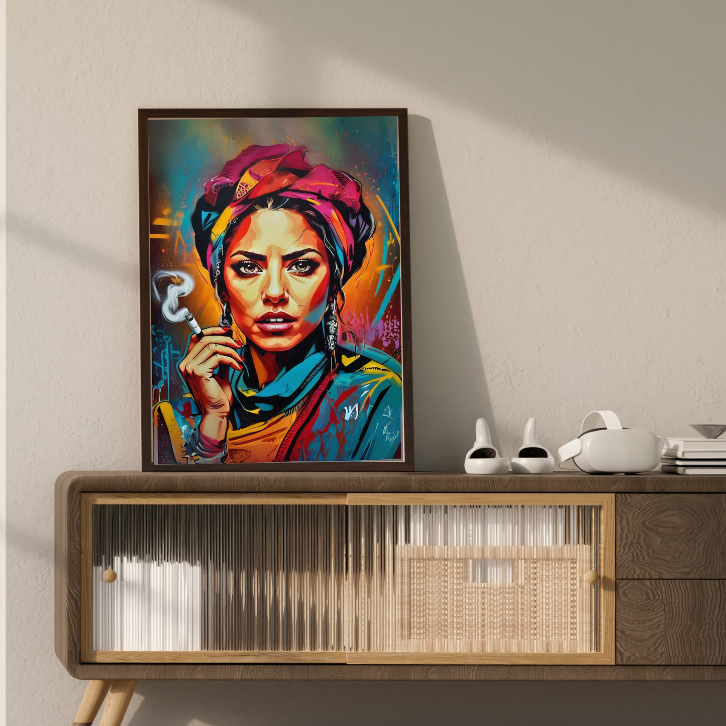 Unstoppable Woman - Abstract Female Portrait Art