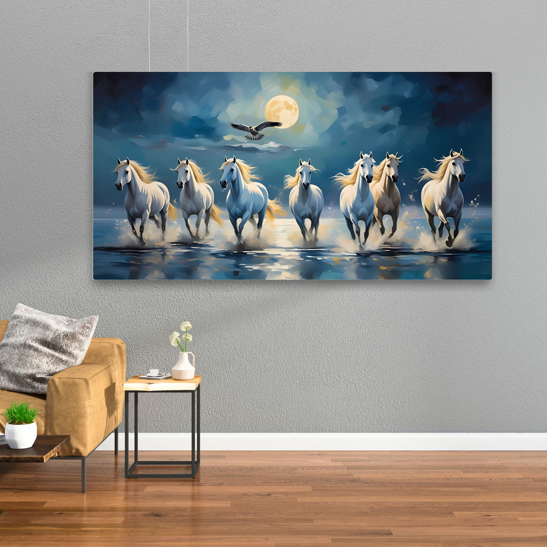 Oceanic Odyssey: Seven Horses Journey - Vastu Shastra