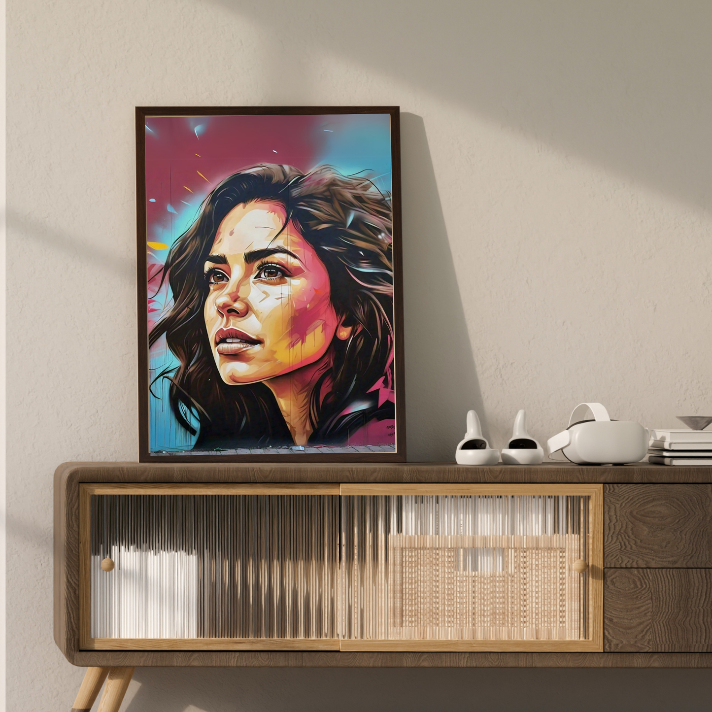 Expressive Eyes - Woman Portrait Painting