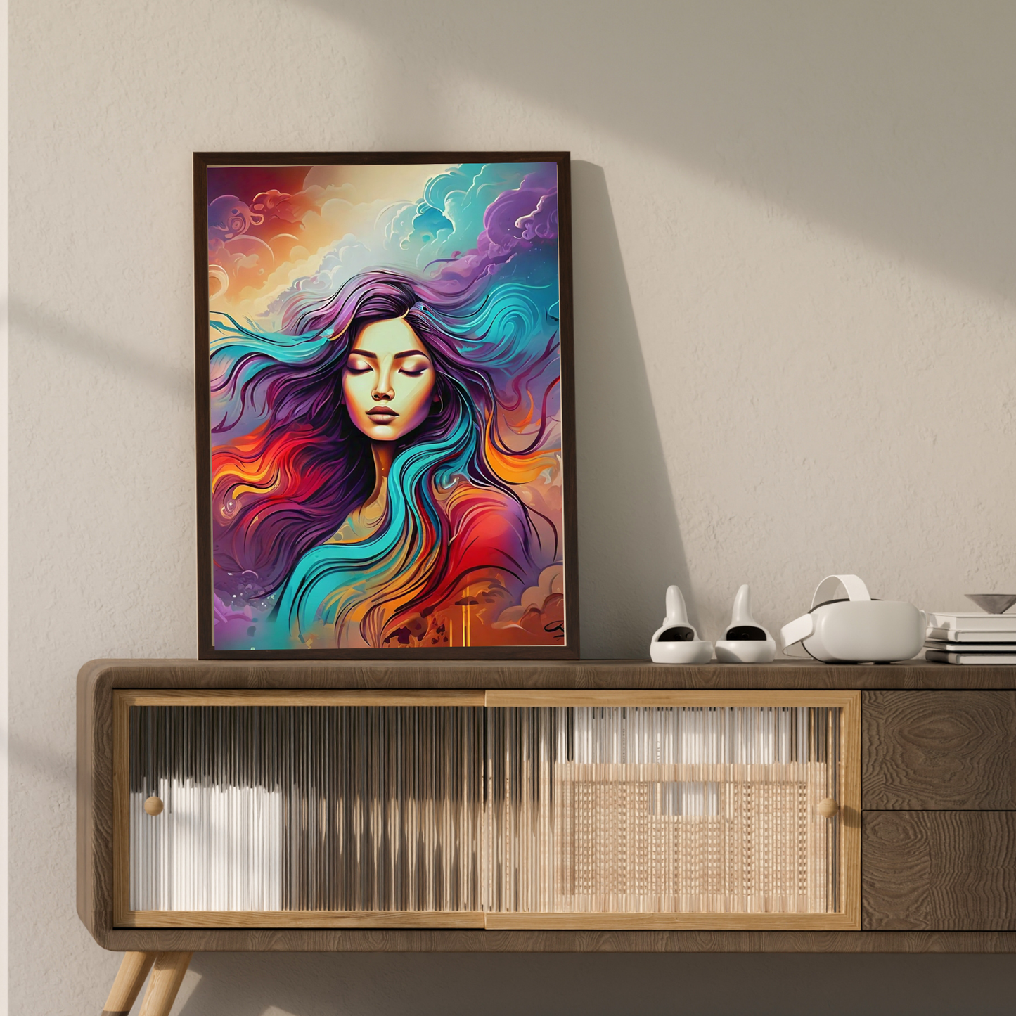 Her Majesty - Elegant Woman Portrait Art