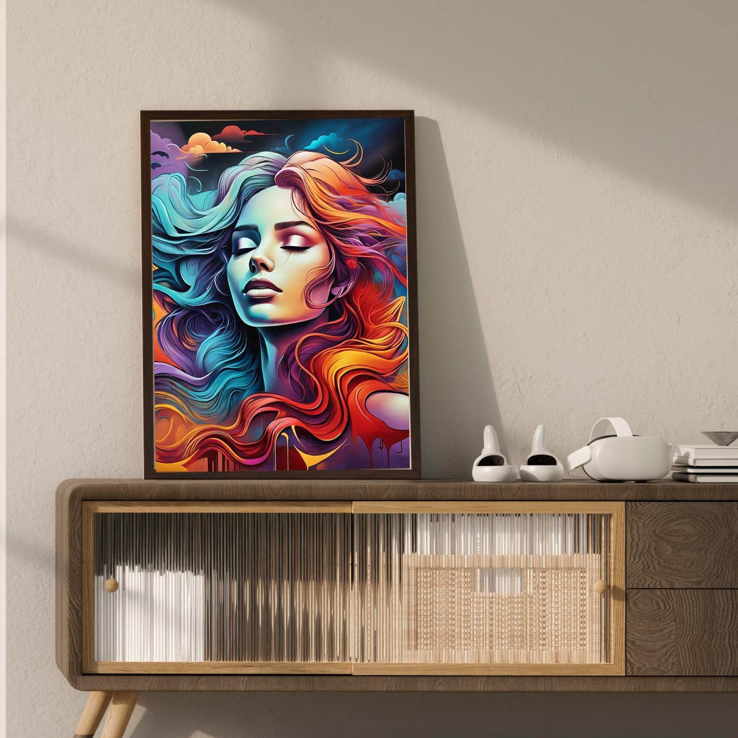 Colors of the Soul - Abstract Female Portrait Painting