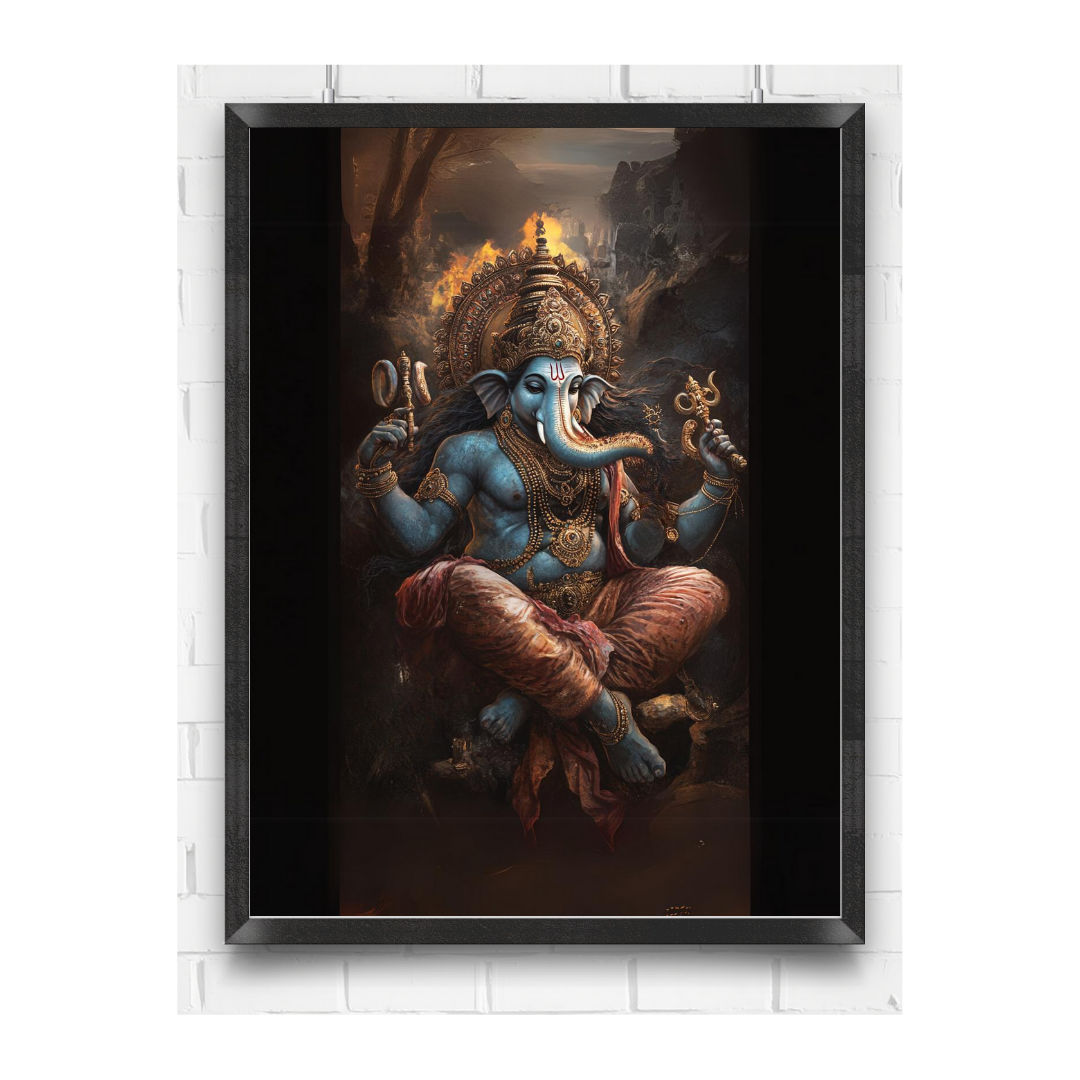Ganesha: The Guardian of Wisdom - Deity Art