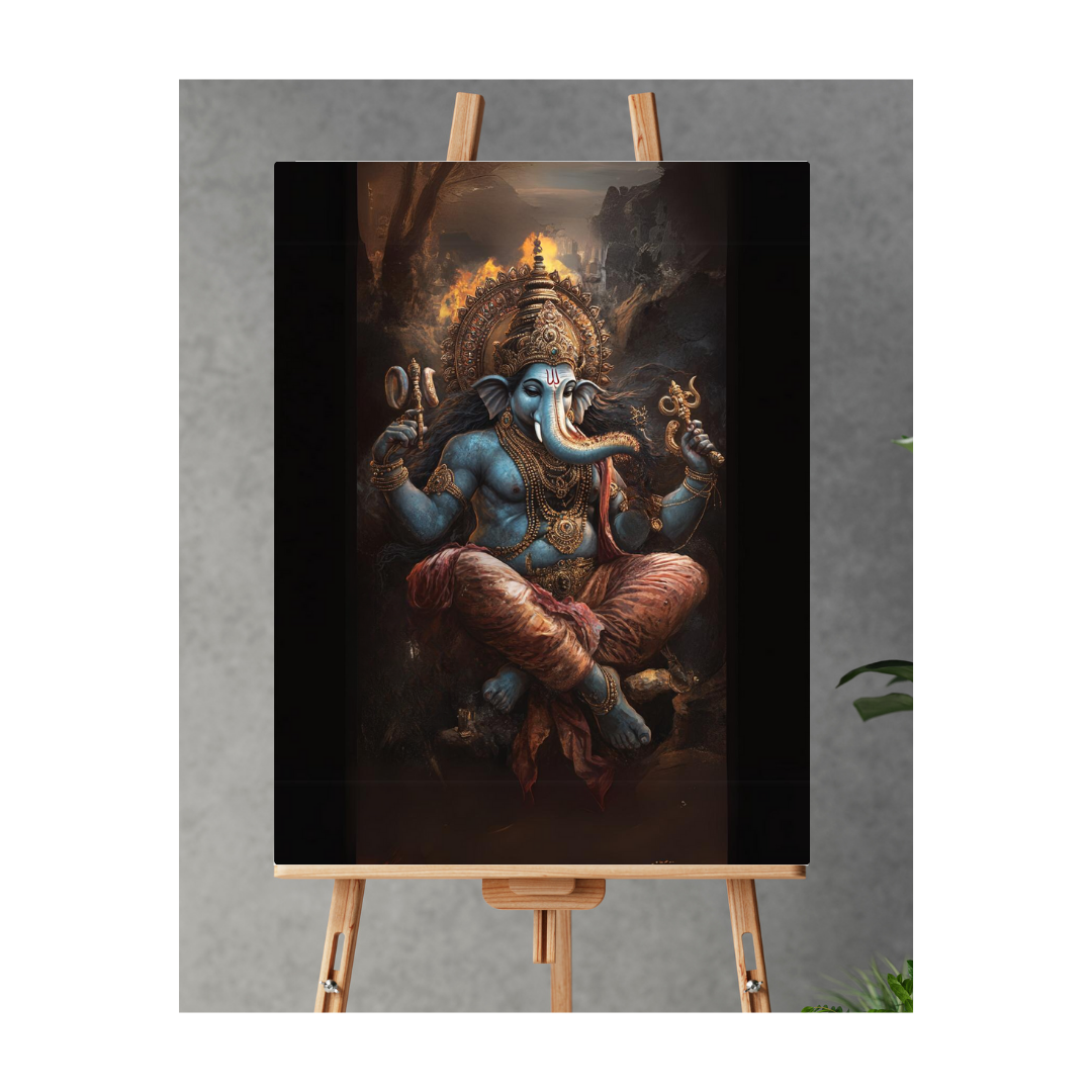 Ganesha: The Guardian of Wisdom - Deity Art