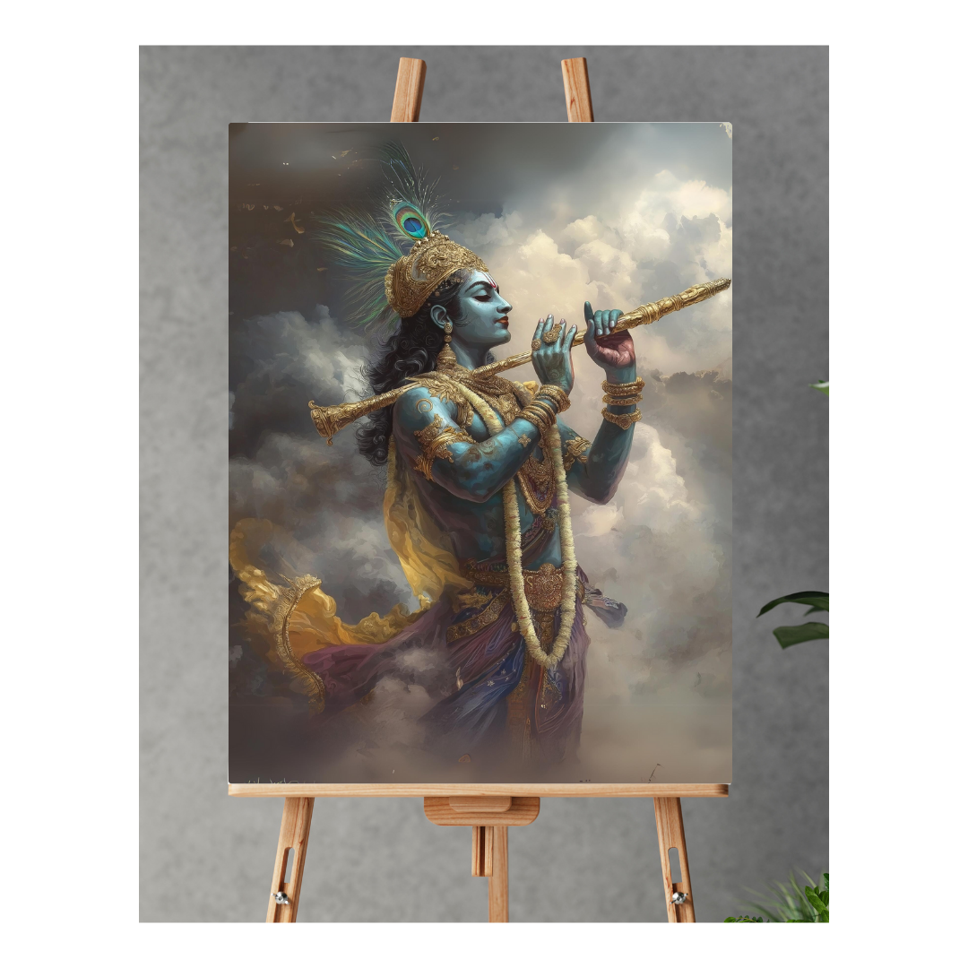 Krishna: The Infinite Ocean of Divine Love - Deity Art