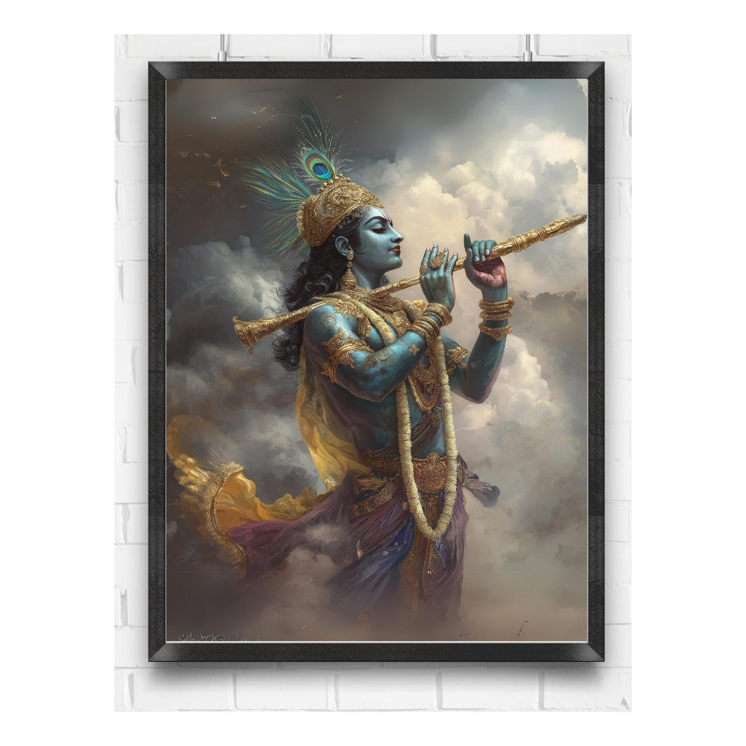 Krishna: The Infinite Ocean of Divine Love - Deity Art