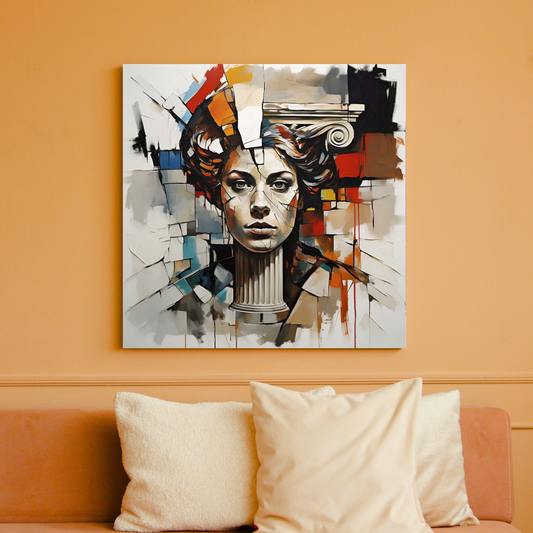 Disjointed Elegy (Insp. by The Broken Column) -  Abstract Art