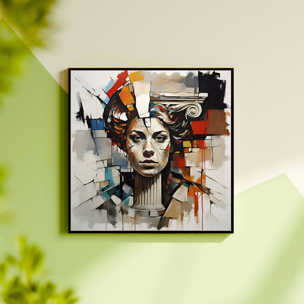Disjointed Elegy (Insp. by The Broken Column) - Abstract Art