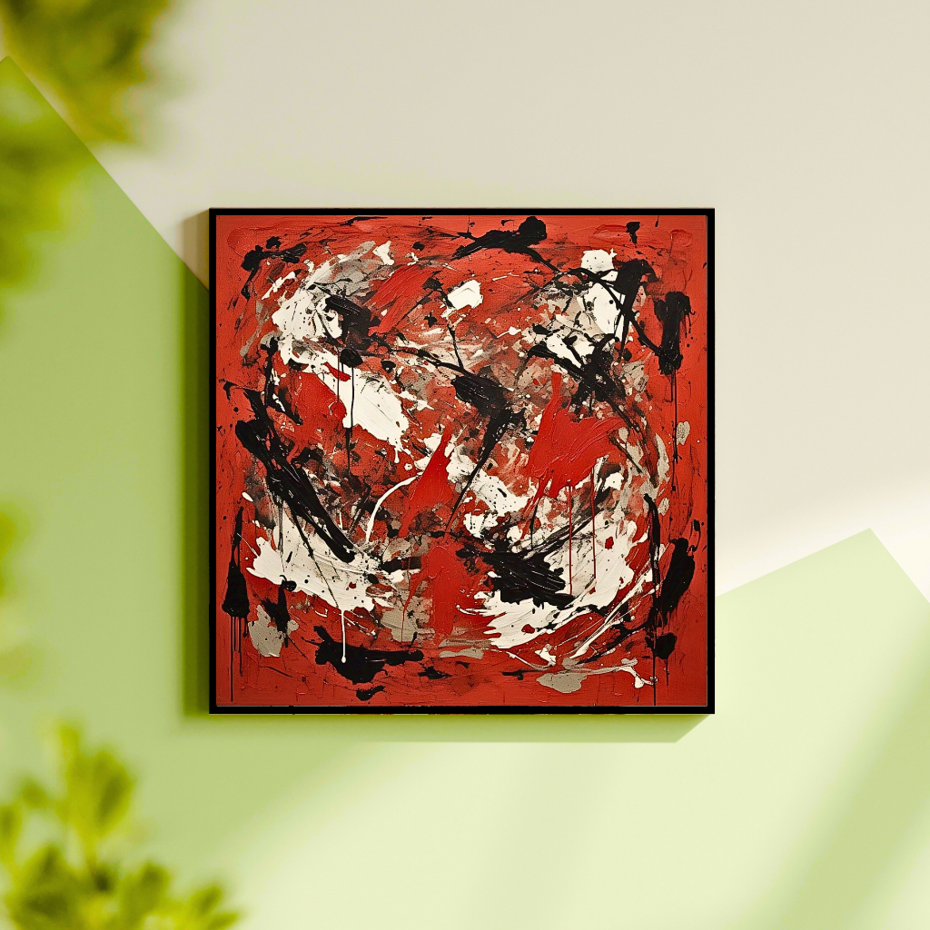 Redstone Rhapsody (Inspired by Indian Red Ground) - Abstract Art