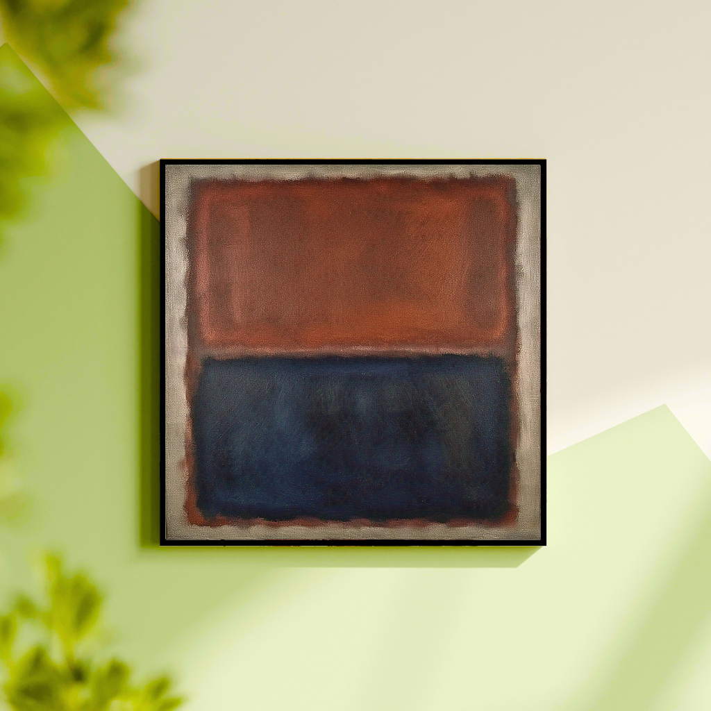 Luminous Rust (Inspired by No. 61 (Rust and Blue)) - Abstract Art