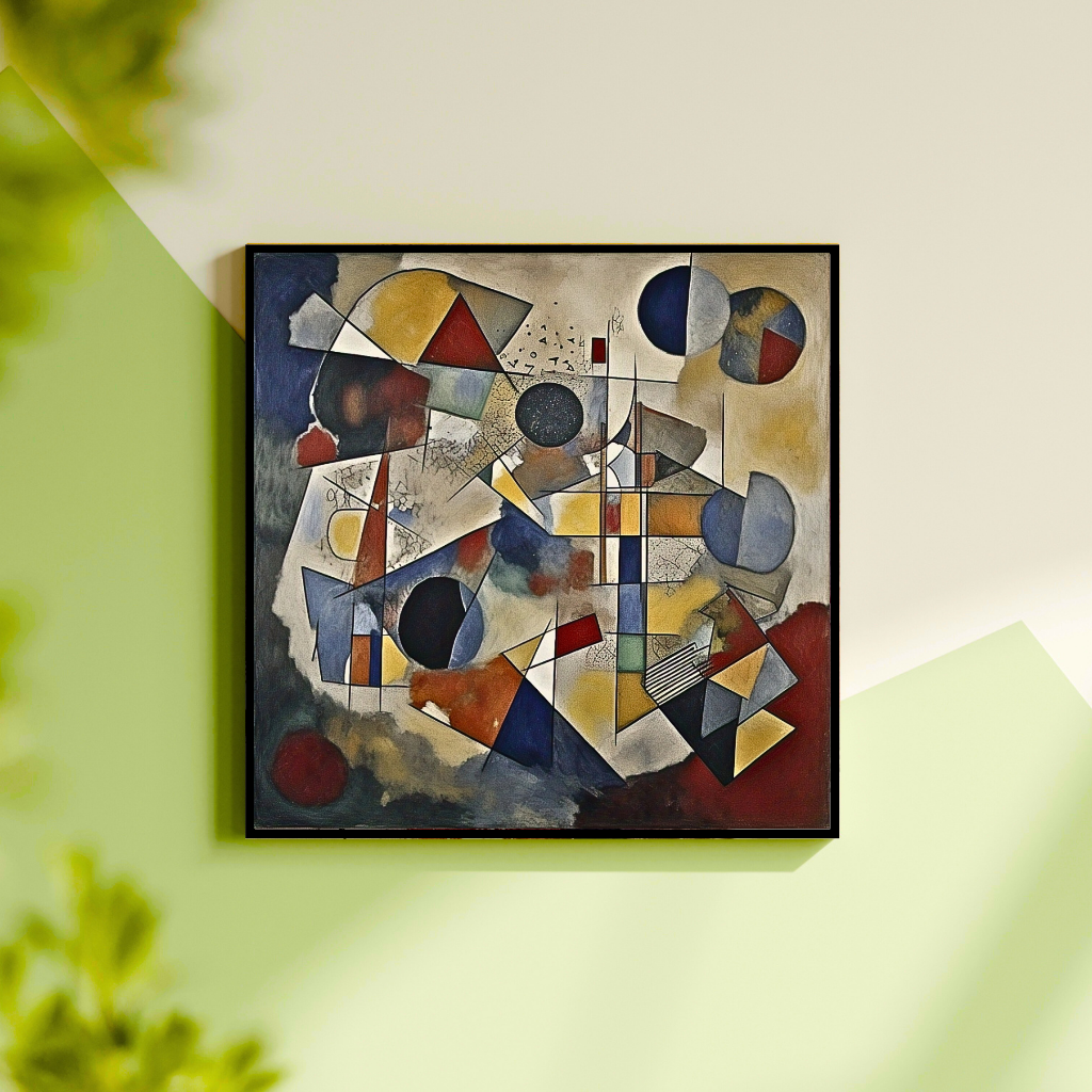 Rhythmic Geometry: An Abstract Art Exploration