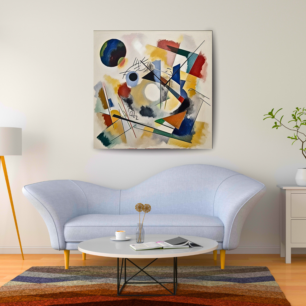 Geometric Oasis - Abstract Art