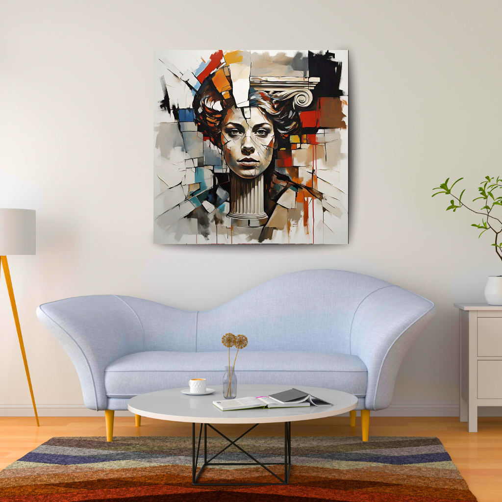 Disjointed Elegy (Insp. by The Broken Column) - Abstract Art