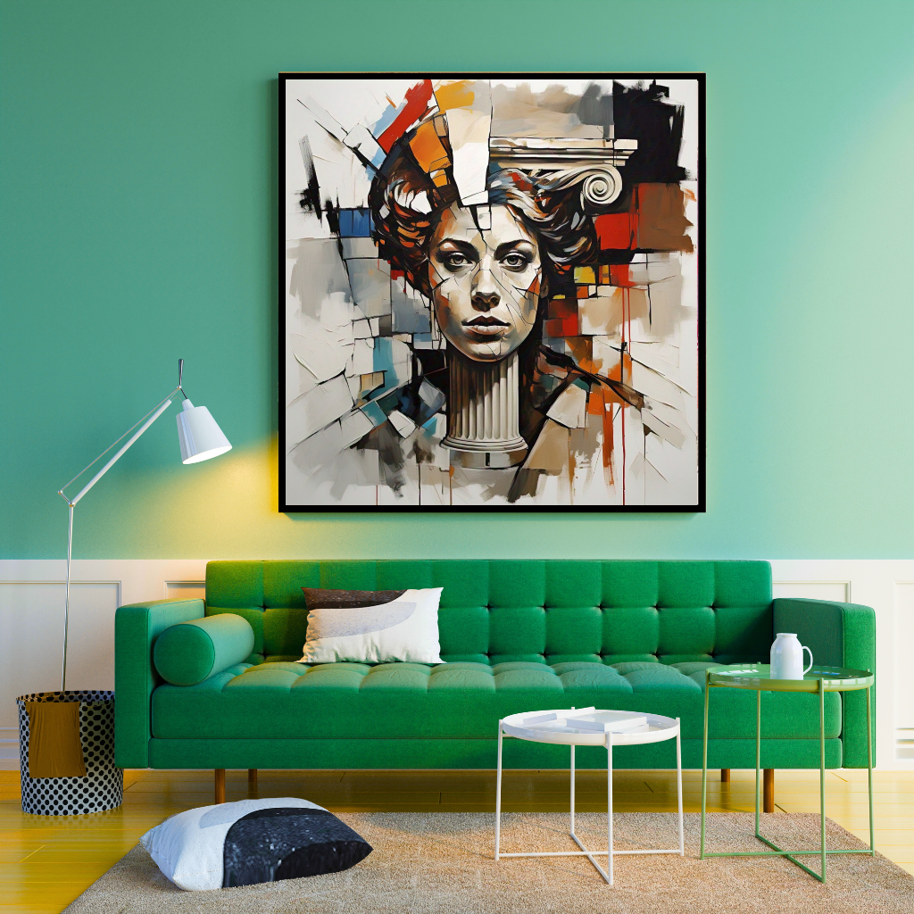 Disjointed Elegy (Insp. by The Broken Column) - Abstract Art