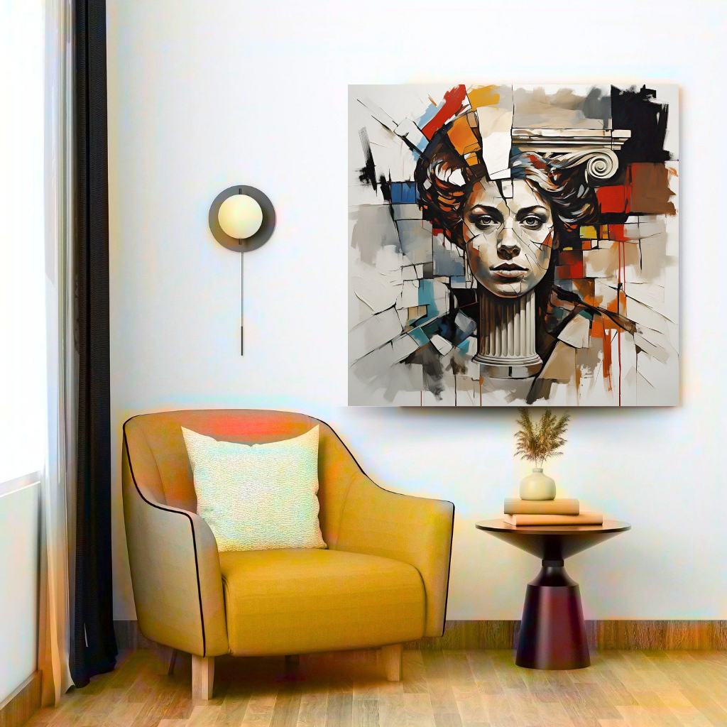 Disjointed Elegy (Insp. by The Broken Column) - Abstract Art