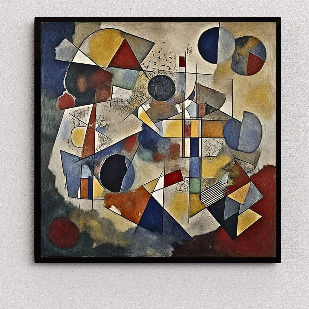 Rhythmic Geometry: An Abstract Art Exploration