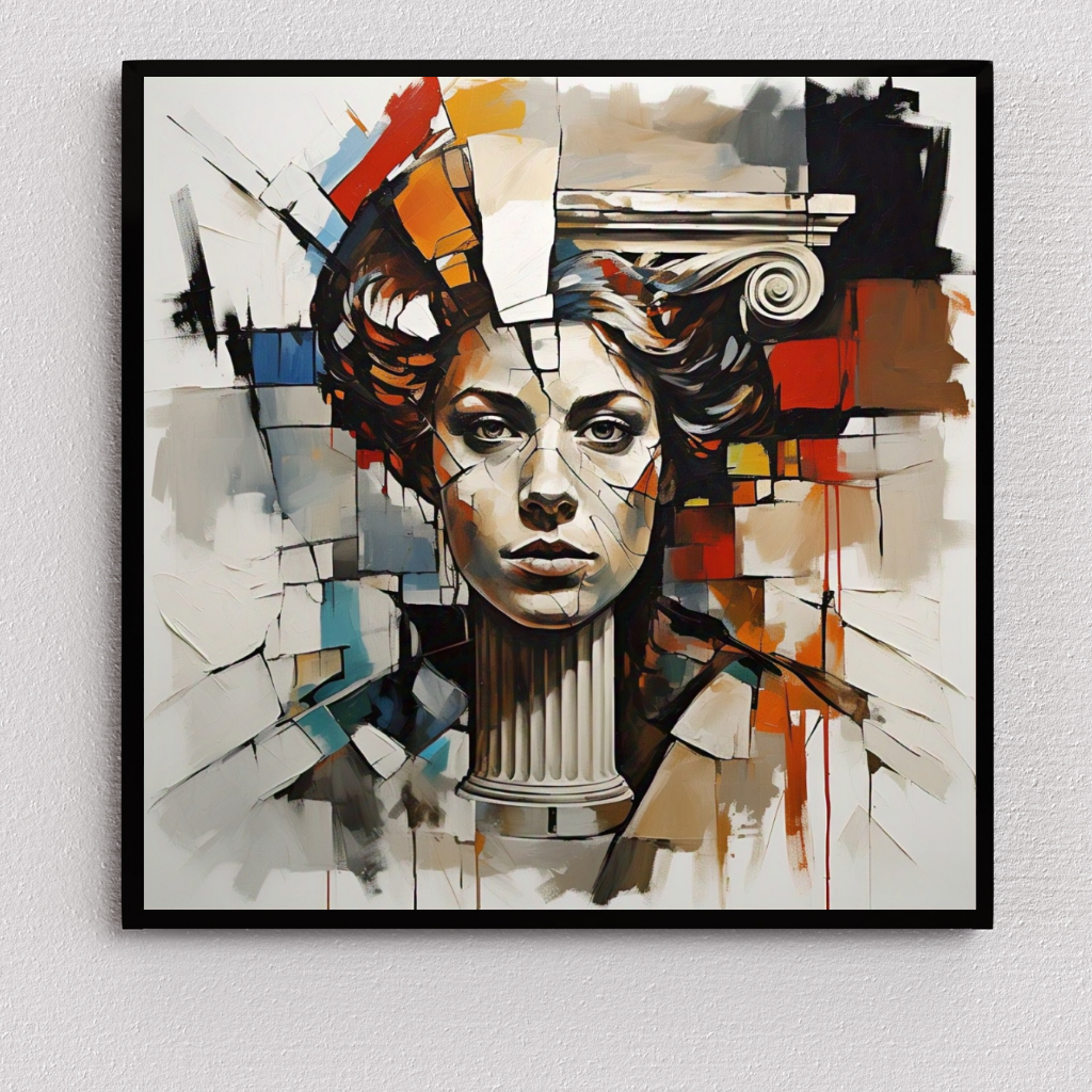 Disjointed Elegy (Insp. by The Broken Column) - Abstract Art