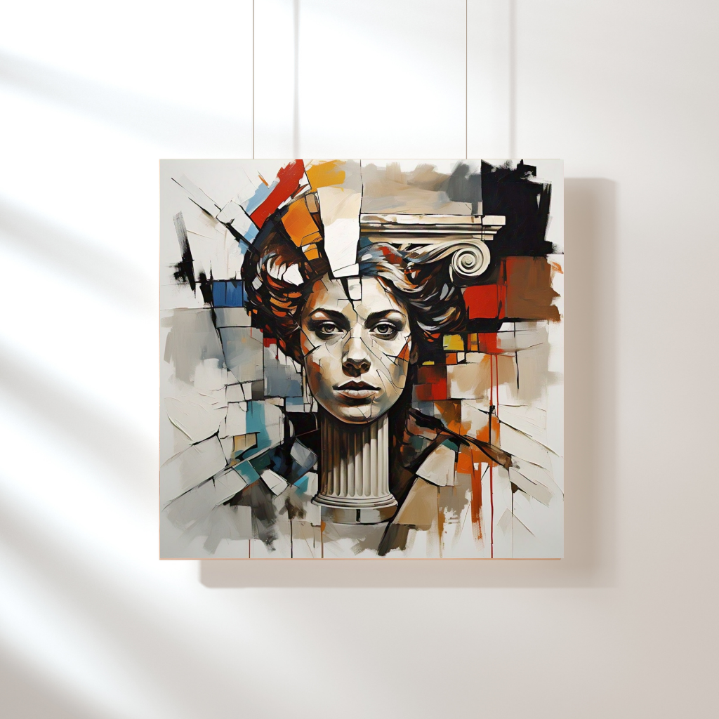 Disjointed Elegy (Insp. by The Broken Column) - Abstract Art