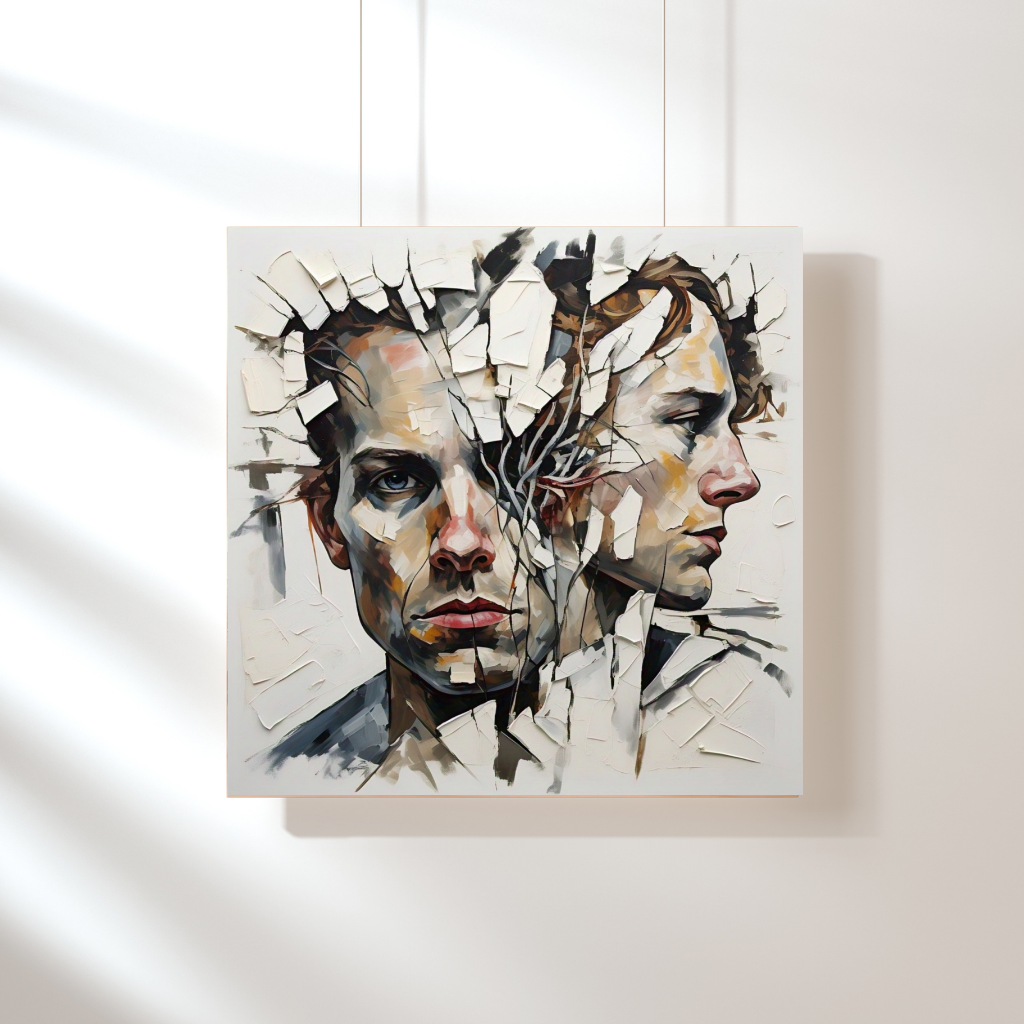 Column of Sorrow (Insp. by The Broken Column) - Abstract Art