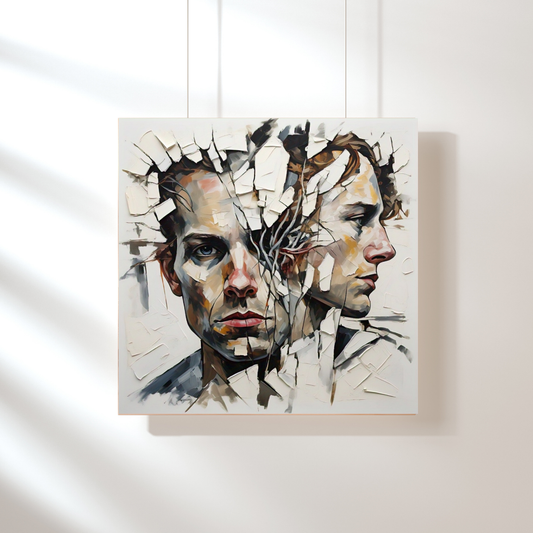 Column of Sorrow (Insp. by The Broken Column) -  Abstract Art