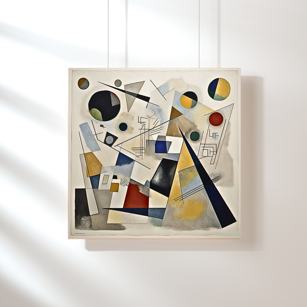 Symphony of Shapes: A Vibrant Abstract Art Piece