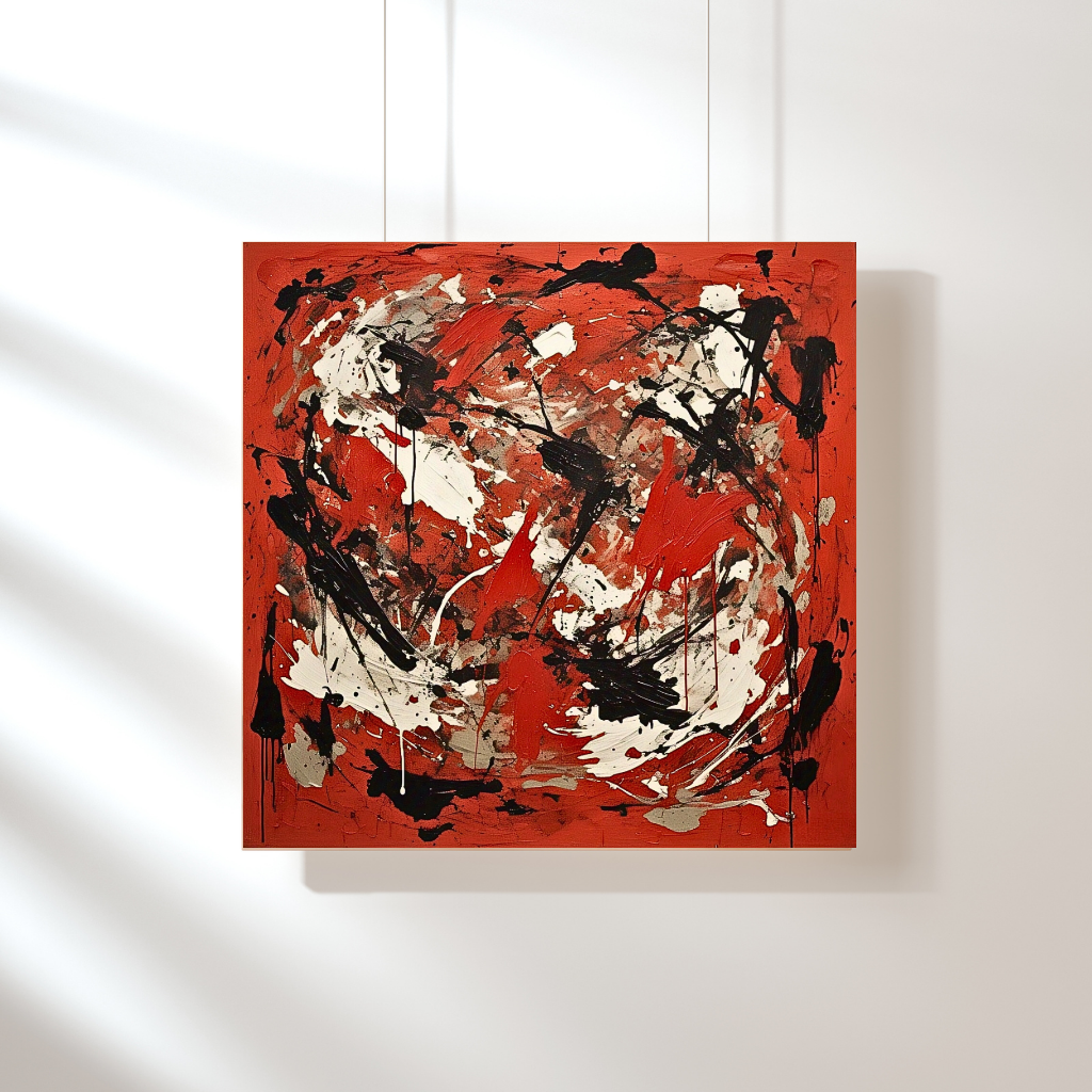 Redstone Rhapsody (Inspired by Indian Red Ground) - Abstract Art