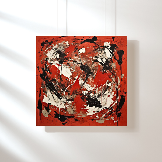 Redstone Rhapsody (Inspired by Indian Red Ground) -  Abstract Art