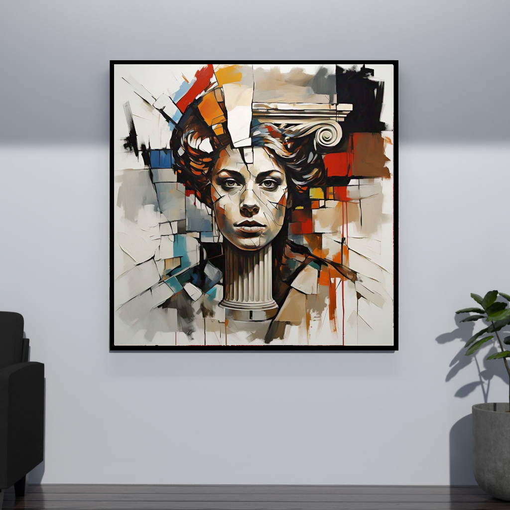 Disjointed Elegy (Insp. by The Broken Column) - Abstract Art