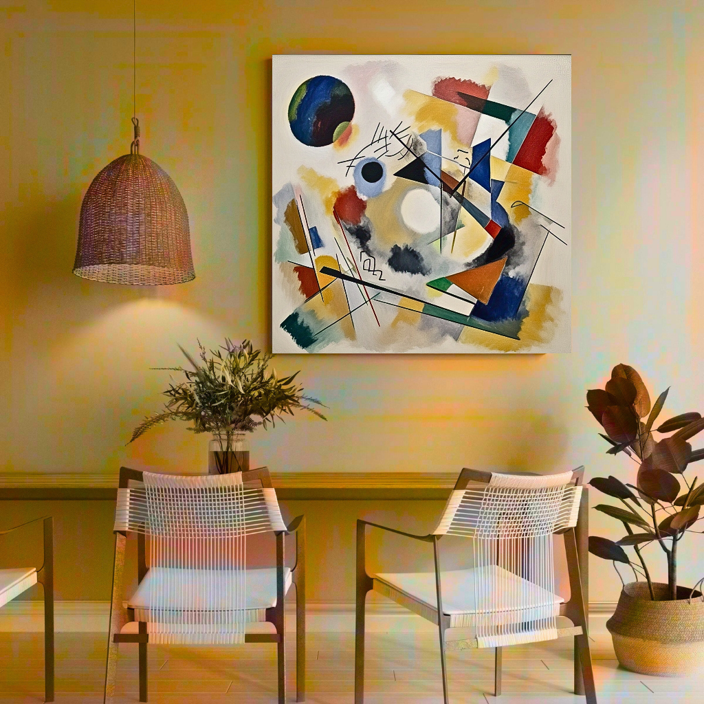 Geometric Oasis - Abstract Art