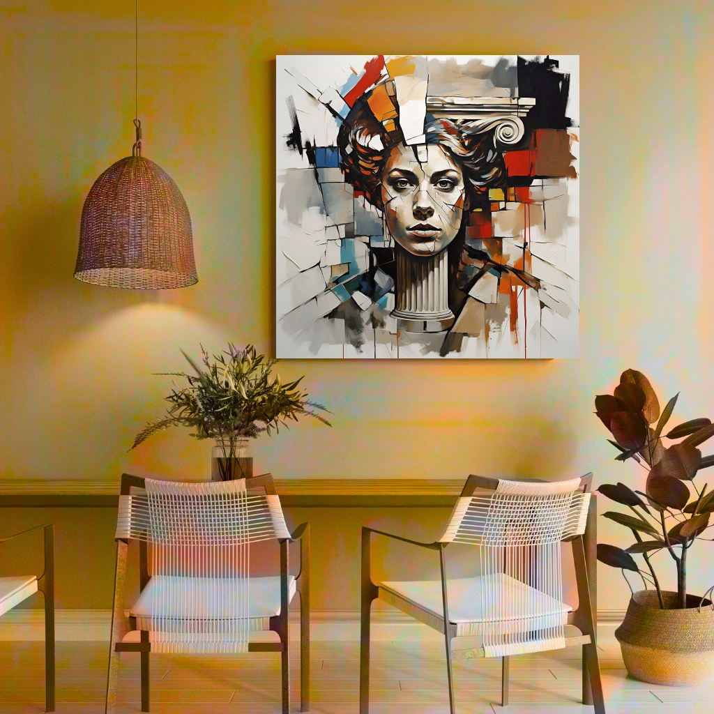 Disjointed Elegy (Insp. by The Broken Column) - Abstract Art