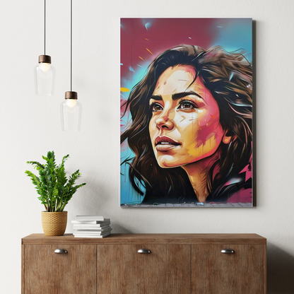 Expressive Eyes - Woman Portrait Painting