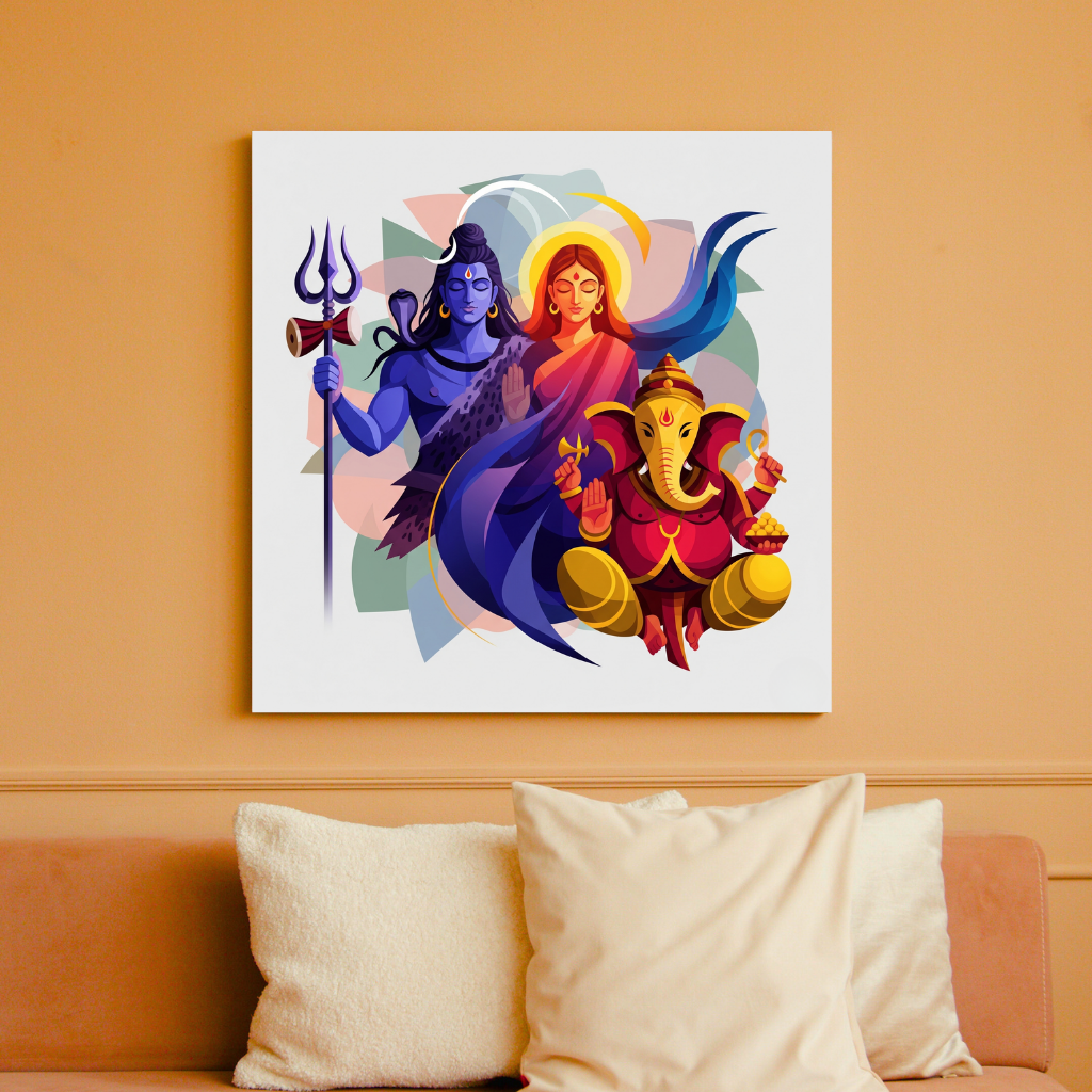 Shiv Pariwar | Cosmic Family | Diety Art