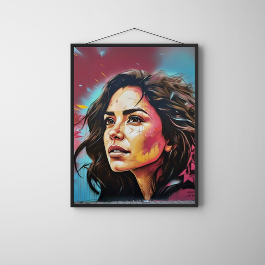 Expressive Eyes - Woman Portrait Painting