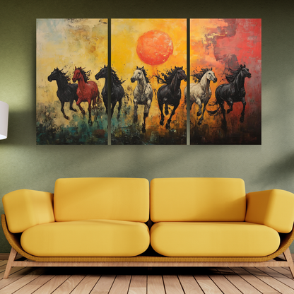 Seven Horse of Strength: A Noble Steed's Portrait - Vastu Shastra