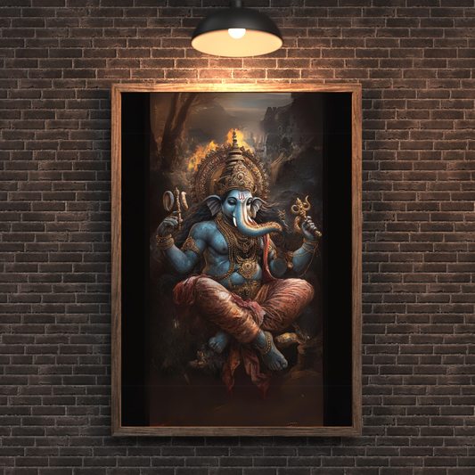 Ganesha: The Guardian of Wisdom - Deity Art