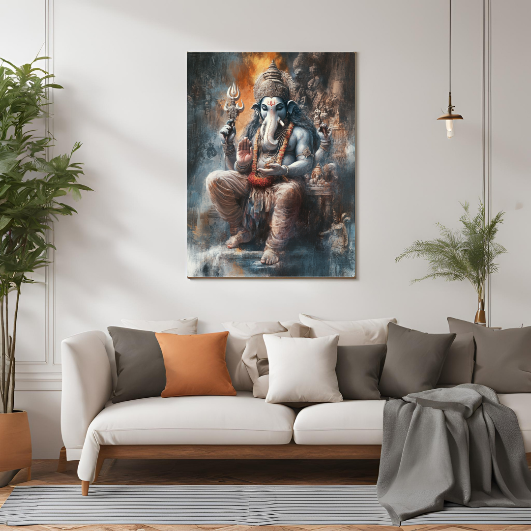 Ganesha: The Lord of New Beginnings - Deity Art