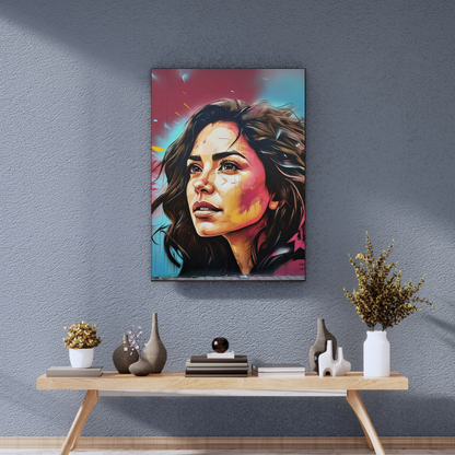 Expressive Eyes - Woman Portrait Painting