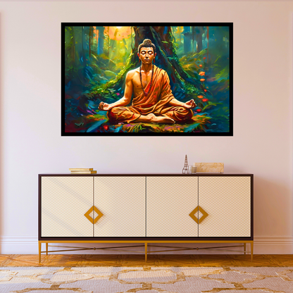 Buddha Meditation in Forest  - Good health - Vastu