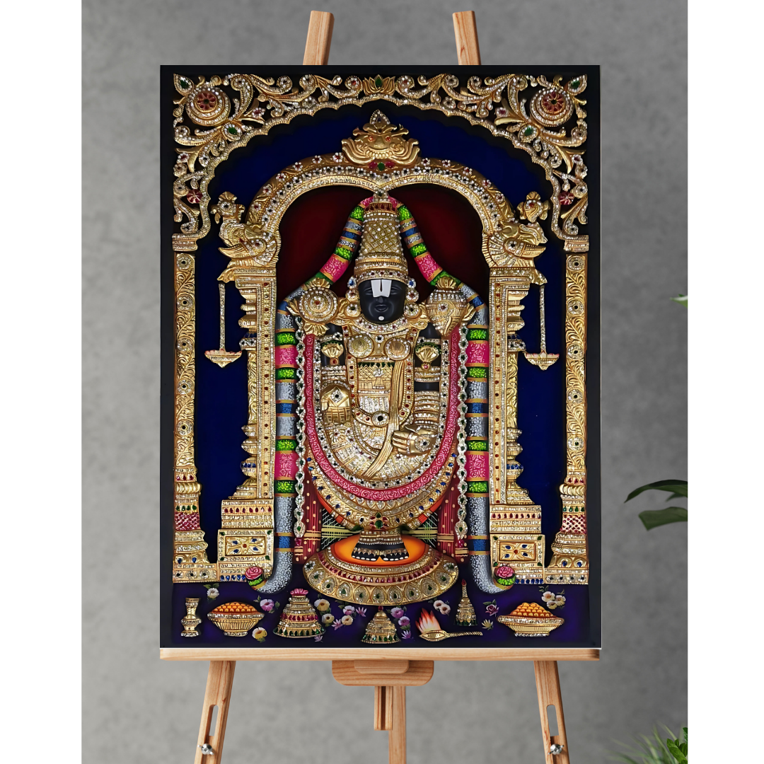 Tirupati Balaji: A Masterpiece of Tradition - Deity Art