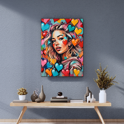 City Chic - Stylish Female Portrait Painting