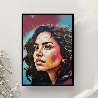 Expressive Eyes - Woman Portrait Painting
