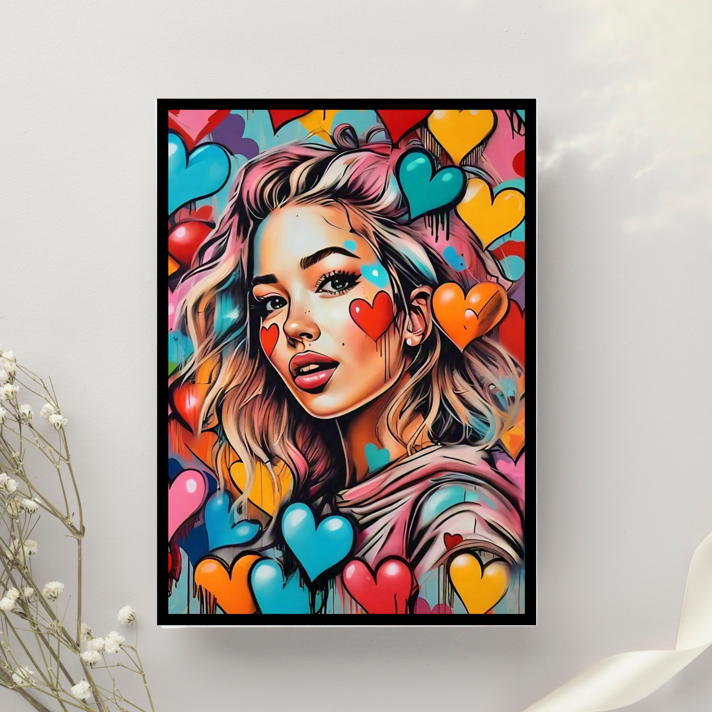 City Chic - Stylish Female Portrait Painting