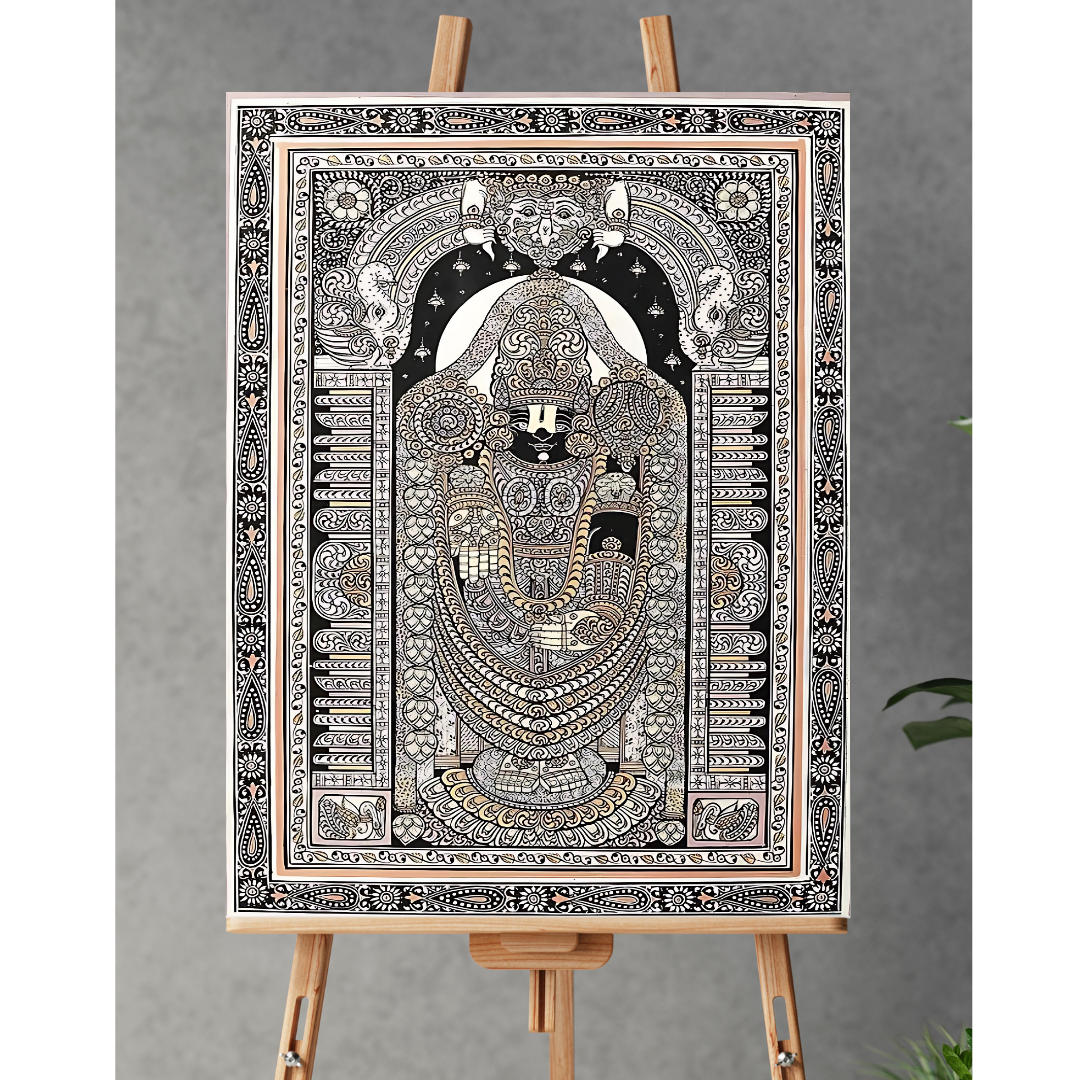 Tirupati Balaji: Divine Blessings - Deity Art