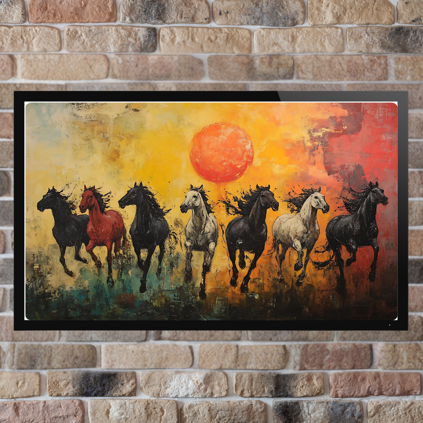 Seven Horse of Strength: A Noble Steed's Portrait - Vastu Shastra