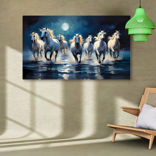 Oceanic Odyssey: Seven Horses Journey - Vastu Shastra