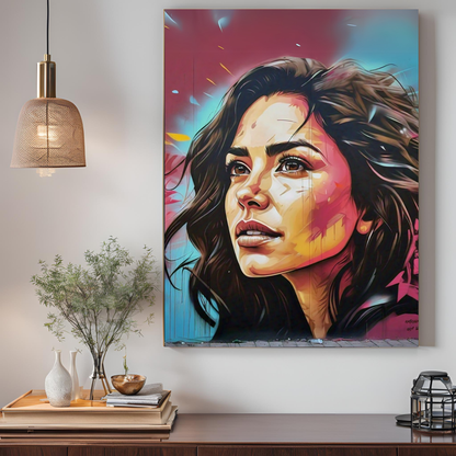 Expressive Eyes - Woman Portrait Painting