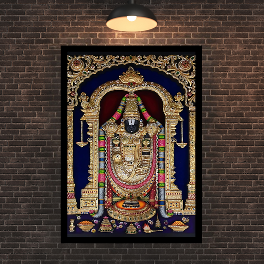 Tirupati Balaji: A Masterpiece of Tradition - Deity Art