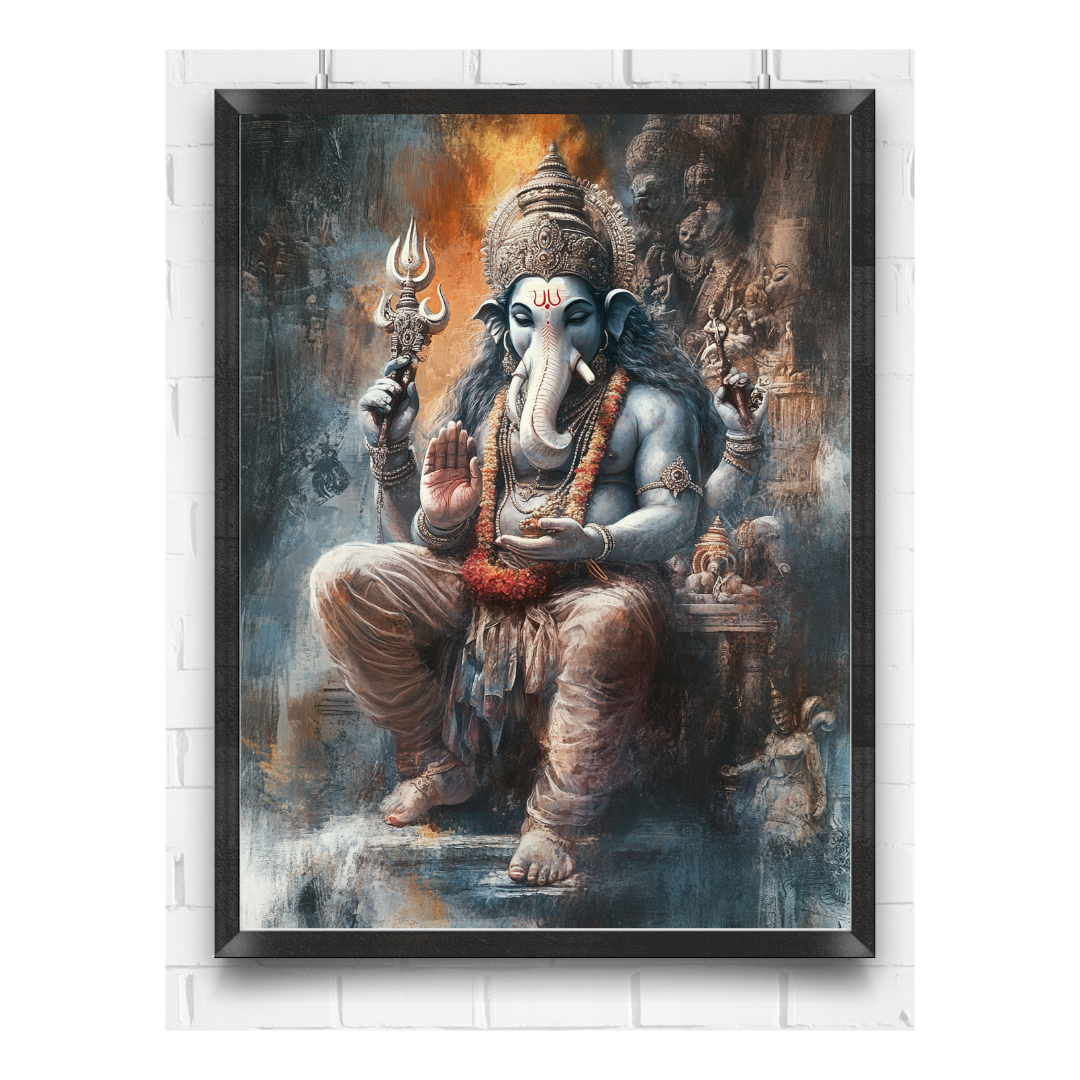 Ganesha: The Lord of New Beginnings - Deity Art