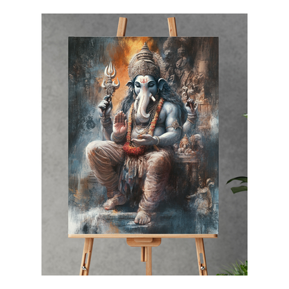 Ganesha: The Lord of New Beginnings - Deity Art