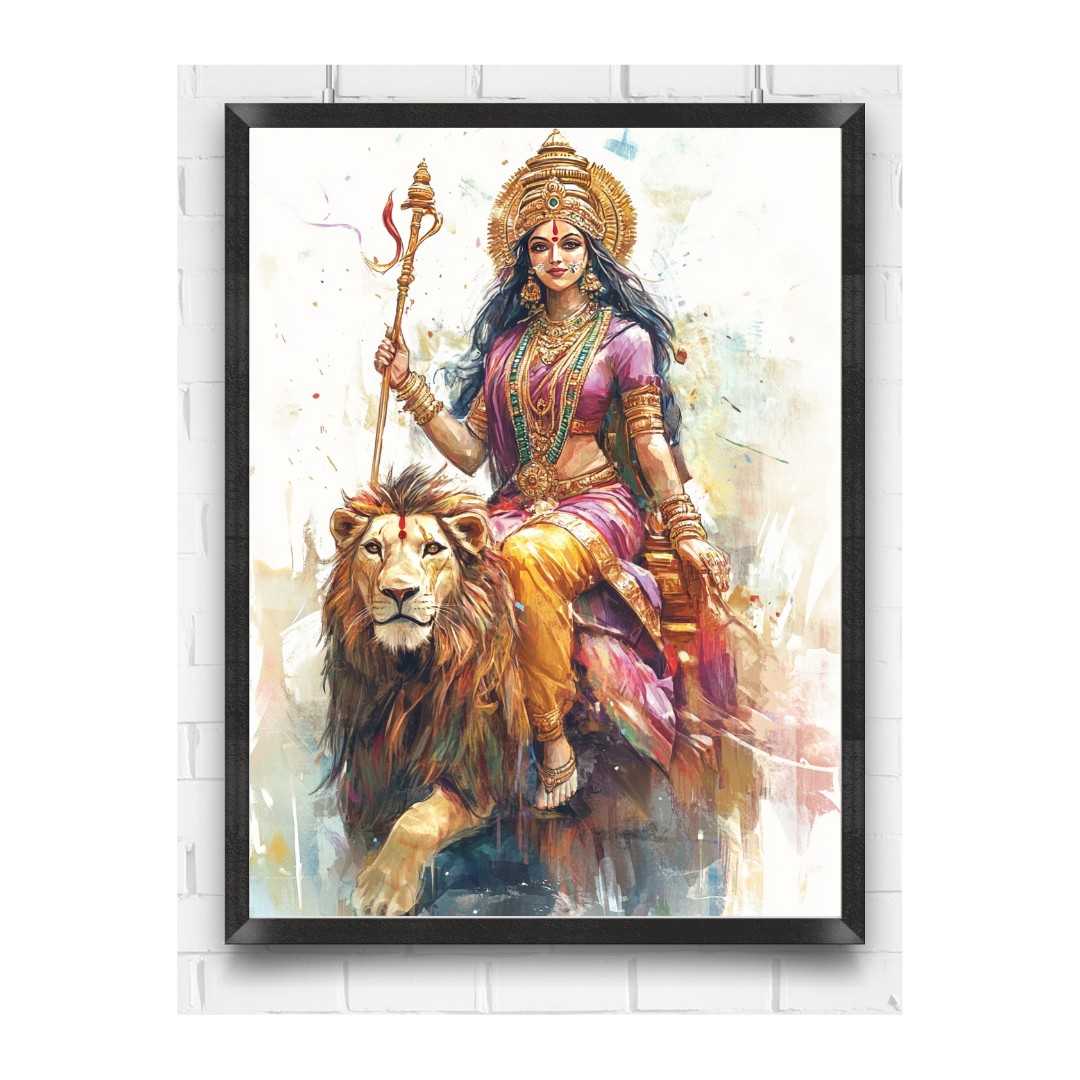 Durga: The Unconquerable Warrior Goddess - Deity Art