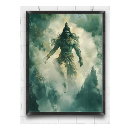 Lord Shiva: The Eternal Destroyer of Ignorance - Deity Art